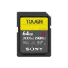 Carte SD Sony SF-G Tough UHS-II V90 U3 64Go -Magasin D’Équipement De Caméra D’Action carte sd sony sf g tough uhs ii v90 u3 64go