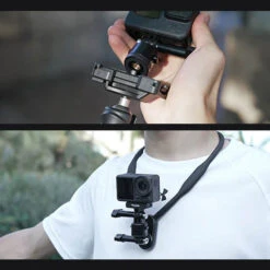 Fixation Quick-Release Magnétique Telesin Avec Adaptateurs -Magasin D’Équipement De Caméra D’Action fixation quick release magnetique telesin avec adaptateurs 4