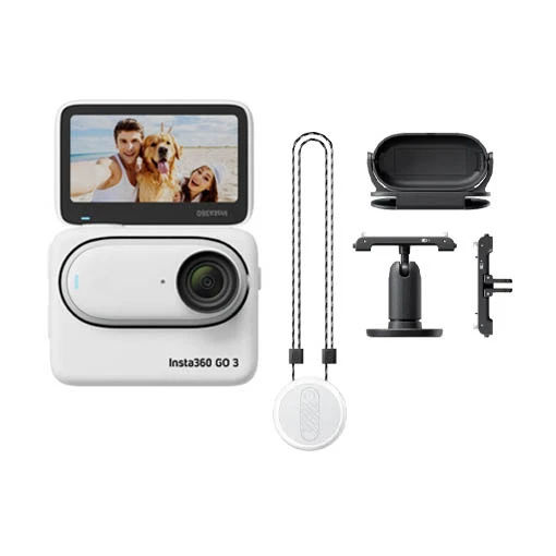 Kit Action Caméra Insta360 GO 3 (64Go) 3 Kit Action Caméra Insta360 GO 3 (64Go)