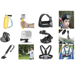 Kit De 11 Accessoires Basic LCE Pour Caméras D'action -Magasin D’Équipement De Caméra D’Action kit de 11 accessoires lce pour cameras d action 1
