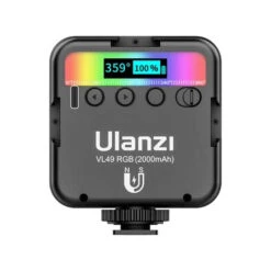 Mini Lumière Ulanzi RGB Rechargeable VL49 -Magasin D’Équipement De Caméra D’Action mini lumiere ulanzi rgb rechargeable vl49 4