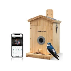 Nichoir à Oiseaux Avec Caméra Connectée Camouflage