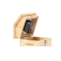 Nichoir à Oiseaux Avec Caméra Connectée Camouflage -Magasin D’Équipement De Caméra D’Action nichoir a oiseaux avec camera connectee camouflage 7