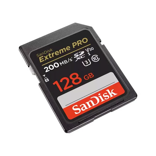 SanDisk 128Go Extreme PRO® - Carte Mémoire SDXC™ UHS-I U3 3 SanDisk 128Go Extreme PRO® - Carte Mémoire SDXC™ UHS-I U3