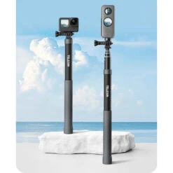 Perche Selfie Stick Telesin 1,2m En Fibre De Carbone -Magasin D’Équipement De Caméra D’Action selfie stick telesin 12m en fibre de carbone 6