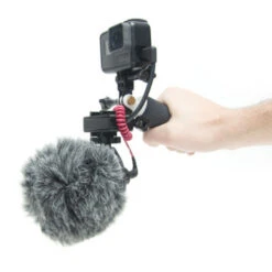 Support Adaptateur Micro 3.5 Mm GoPro V2 -Magasin D’Équipement De Caméra D’Action support adaptateur micro 35 mm gopro v2 5