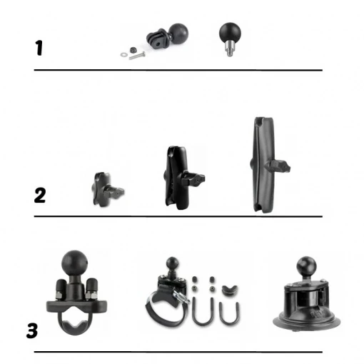 RAM MOUNTS RAM-Mounts - Support Guidon 5 RAM MOUNTS RAM-Mounts - Support Guidon – Image 3