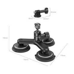Triple Ventouse Magnétique Smallrig 4468 Pour Caméra D'action -Magasin D’Équipement De Caméra D’Action triple ventouse magnetique smallrig 4468 pour camera d action 3